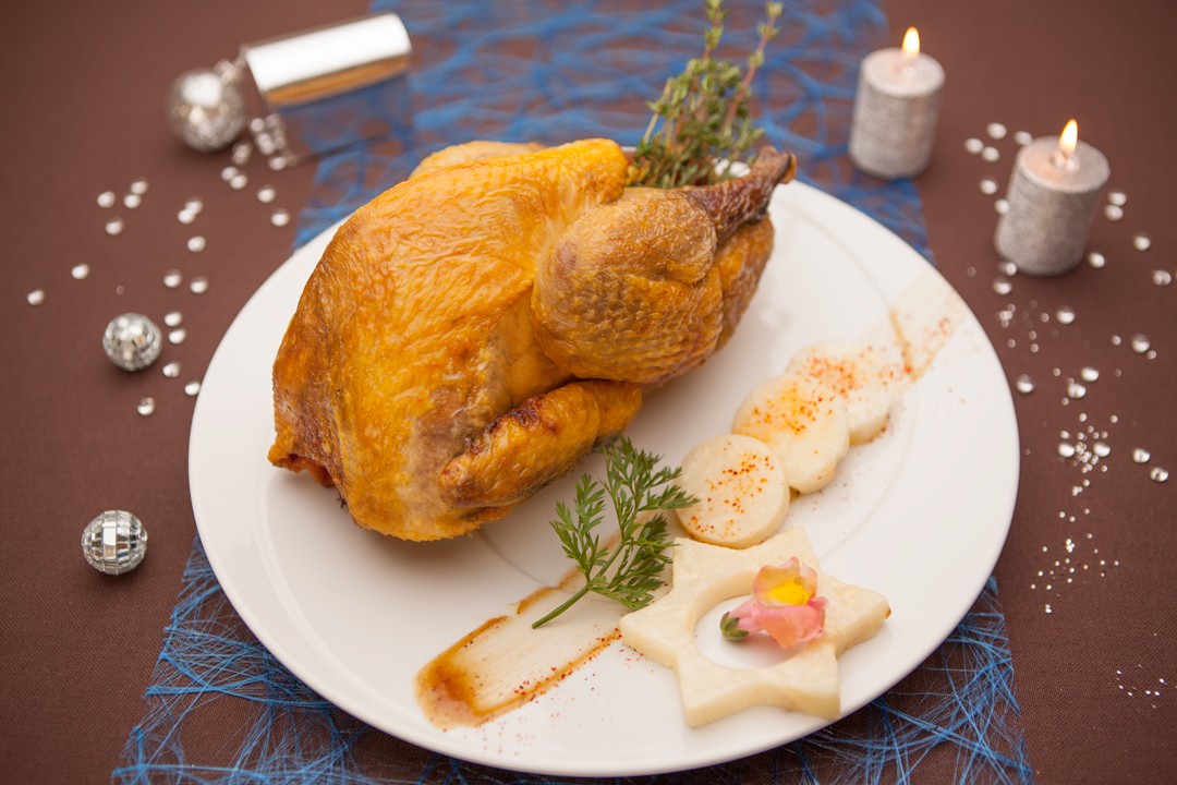 Pintade Fermière au céleri confit